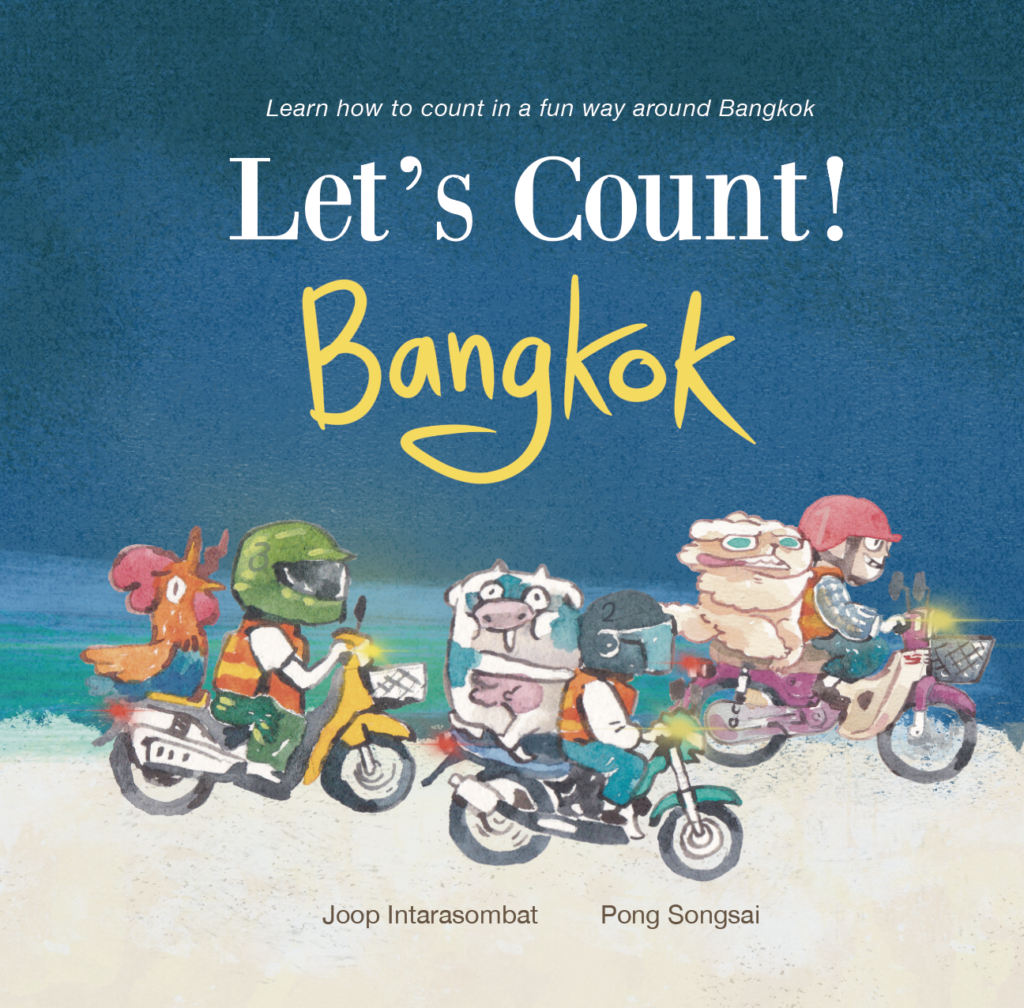 Let's Count! Bangkok, motorcycle taxi driving wildly in Bangkok